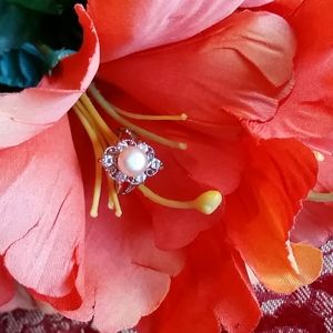 NEW FRESH WATER PERL RING